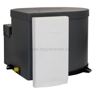 Plynový + elektrický ohřívač vody Truma, montáž na stěnu