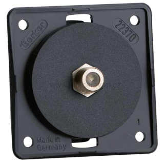 Anténí zásuvka - antracit