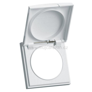 Krycí rámeček s víkem - stříbrný matný