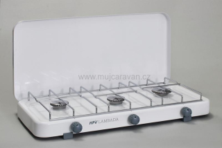 Plynový vařič Lambada bílý, 30 mbar