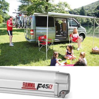 Markýza Fiamma F45 S VW T5/T6 Multivan LR - stříbrná - 300 cm