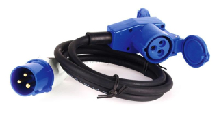 CEE adaptér, délka 30 m, 3 x 1,5 mm²