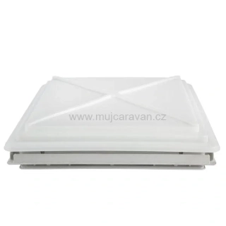 Střešní poklop 50 x 50 cm - s odnímatelným krytem z matného skla