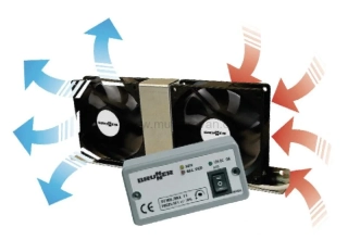 Ventilátor chladničky Vento Electronic (12V / 0,5A / 6W)