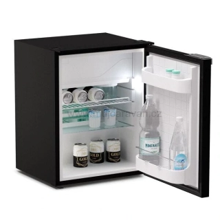 Kompresorová chladnička s mrazničkou, C60i CHR, černá 