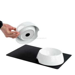 Magnetické porcelánové misky na krmení včetně podložky