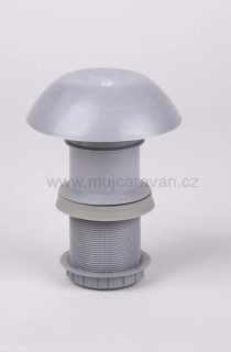 Střešní komínek pro odsavač par Ø 60 mm tepelně odolný do 200 stupňů