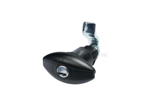 Elipsovitý otočný zámek HSC / FF2 - malý - černý