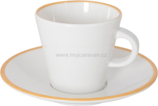 2 ks šálků na espresso Gimex LINEA LINE GOLD