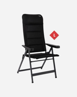Kempingové křeslo Crespo Air-Deluxe L, černé (AP-240)