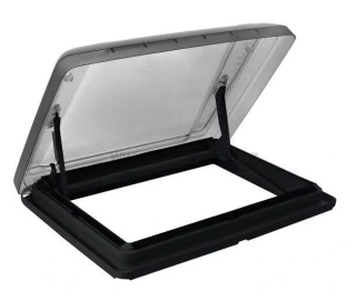 Střešní okno MPK 70 x 50 cm VisionStar L Pro2 + LED - černý rám