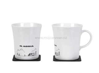 Sada 2 ks porcelánových hrnků ADRIA Silwy