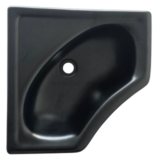Rohové umyvadlo Mini, černé