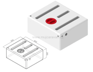 Univerzální nádrž pro pitnou vodu - 92 l