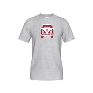 Unisex tričko s potiskem SPLITTY - šedý melír