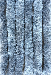 Flaušový závěs Chenille pro předstany a balkonové dveře 100 x 200 cm, antracit