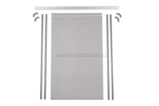 Kompletní sada roletových dveří - béžová textura