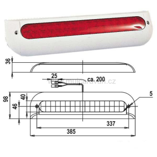 LED přídavné brzdové světlo