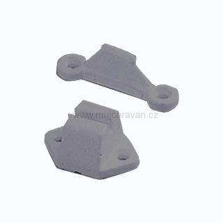 Zarážka dveří šedá