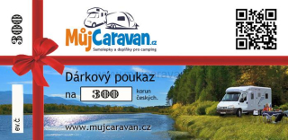 Dárkový poukaz Můj Caravan na nákup zboží v hodnotě 300 Kč