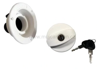 Plnící hrdlo s víčkem - bílé