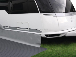 Vozidlová clona šedá, š. 50 cm, 5 m 