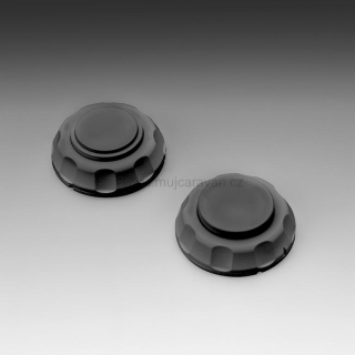 Magnetická zarážka dveří černá