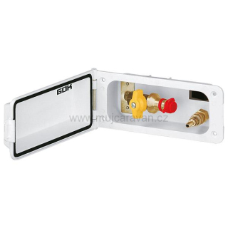 Plynová a vodní zásuvka 