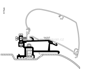 Adaptérová sada Thule pro Ducato, Jumper, Boxer od 06/2007