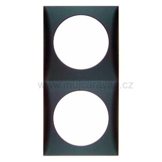 Dvojitý krycí rámeček - antracit
