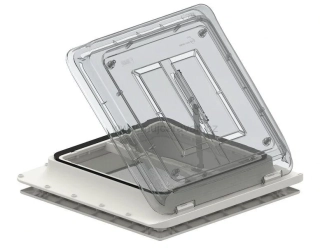 Střešní okno Fiamma Vent aerodynamické 40 x 40 - krystal