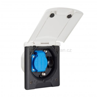 Univerzální zásuvka do předstanu bílá