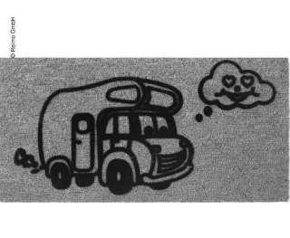 Rohožka Derby Flock Camper 50 x 25 cm