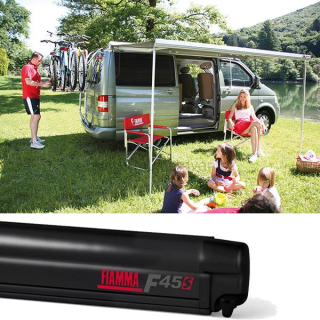 Markýza Fiamma F45 S VW T5/T6 Multivan KR - černá - 260 cm