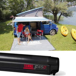 Markýza Fiamma F45 S VW T5/T6 California - černá - 260 cm