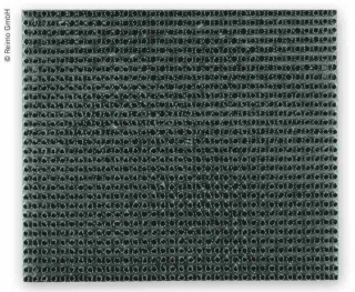 Rohožka umělý trávník 40 x 60 cm, šedý