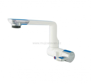 Míchací vodní baterie Arona - bílá / chrom