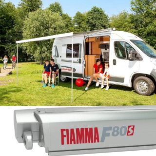 Markýza Fiamma F80 S - stříbrná