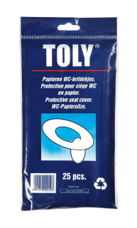 Papírová WC sedátka - 25 ks