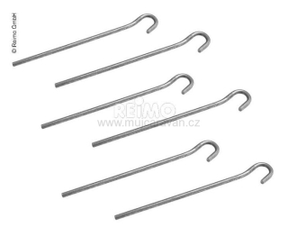 Kolíky pro kobercové klipy, 6 ks