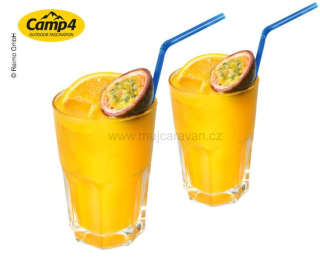 Sada 2 sklenic na vodu, džus Estella 0,4 l