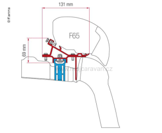 Adaptér pro F65 S / F80 S VW Crafter od 2017