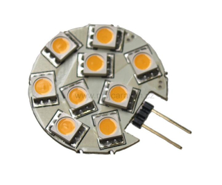 LED žárovka 9xSMD, 1,5 W, teplá bílá