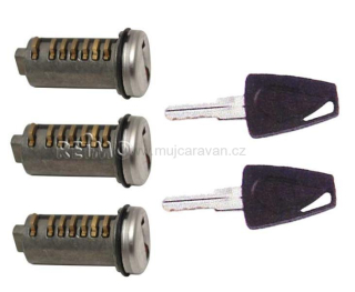 Vložka zámku s klíči STS / Zadi 3+2