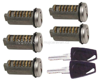 Vložka zámku s klíči STS / Zadi 5+2