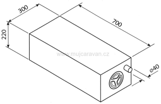 Univerzální vodní nádrž EV 0905 - 43 l
