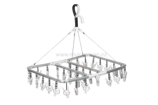 Skládací sušák na prádlo Polli, 32 kolíčků