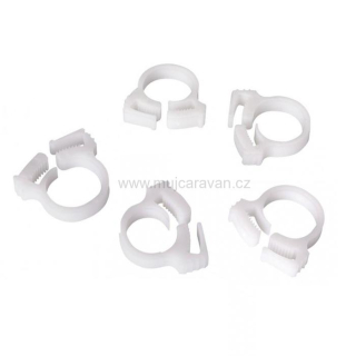 Umělohmotné hadicové spony 17 - 19 mm
