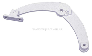 Držák sklápěcích dvířek světle šedý