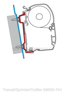 Adaptér markýzy Fiamma F45 - Ford Transit